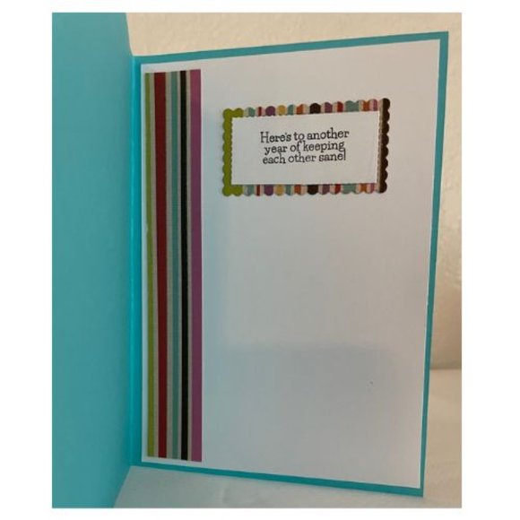 Handmade Happy Birthday Girl Co-Worker Greeting Card - Picture 4 of 5